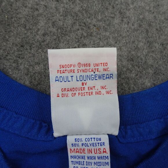 Vintage Snoopy Night Shirt Womens Large XL All‎ American Adult Loungewear - Picture 7 of 11